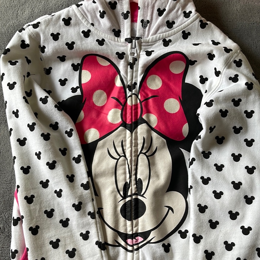Mini mouse zip up with ears